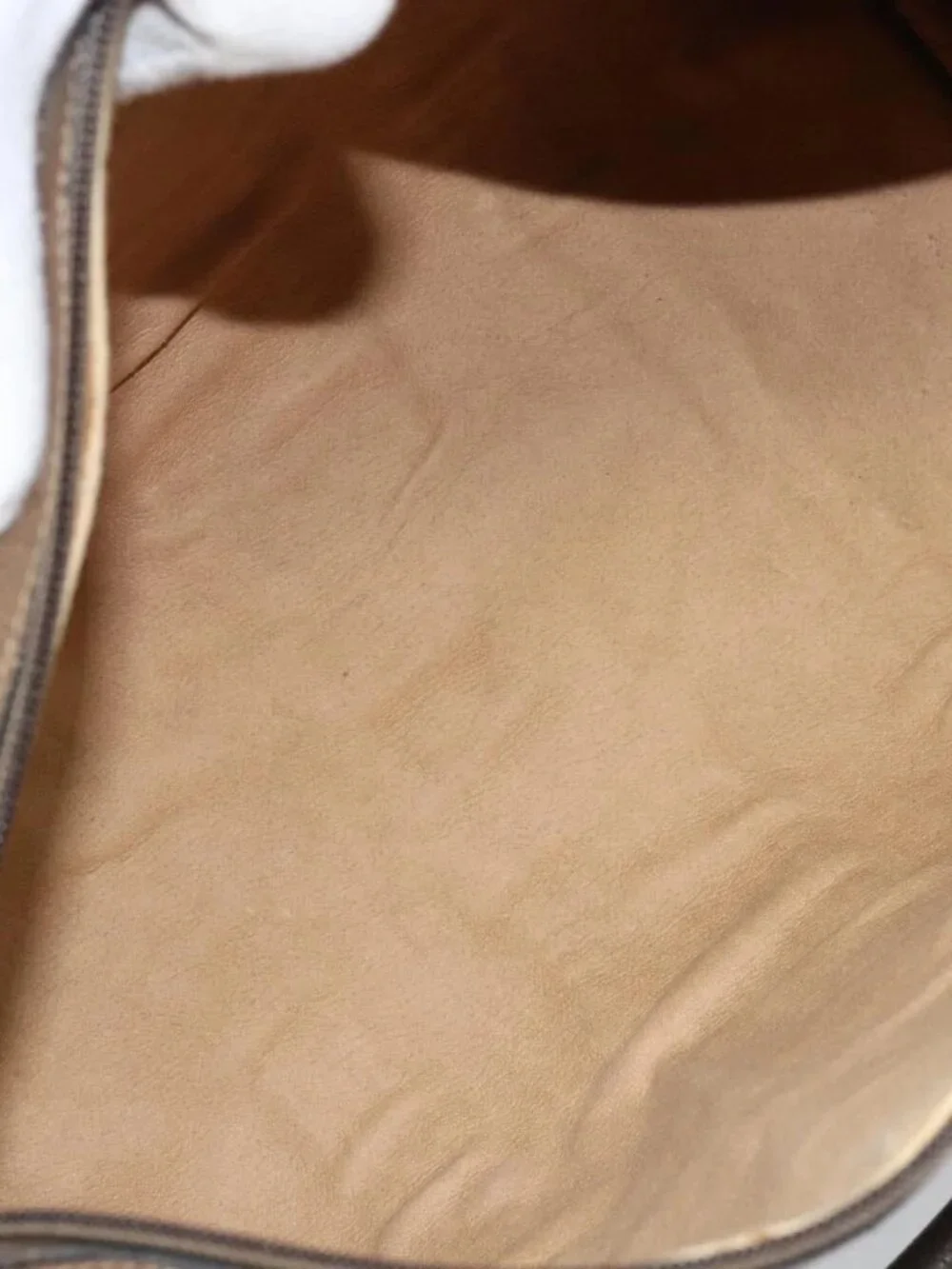 GUCCI GG Supreme Web Sherry Line Boston Bag PVC Beige Gold 24 02 007 Auth ka2825 - Picture 11 of 16